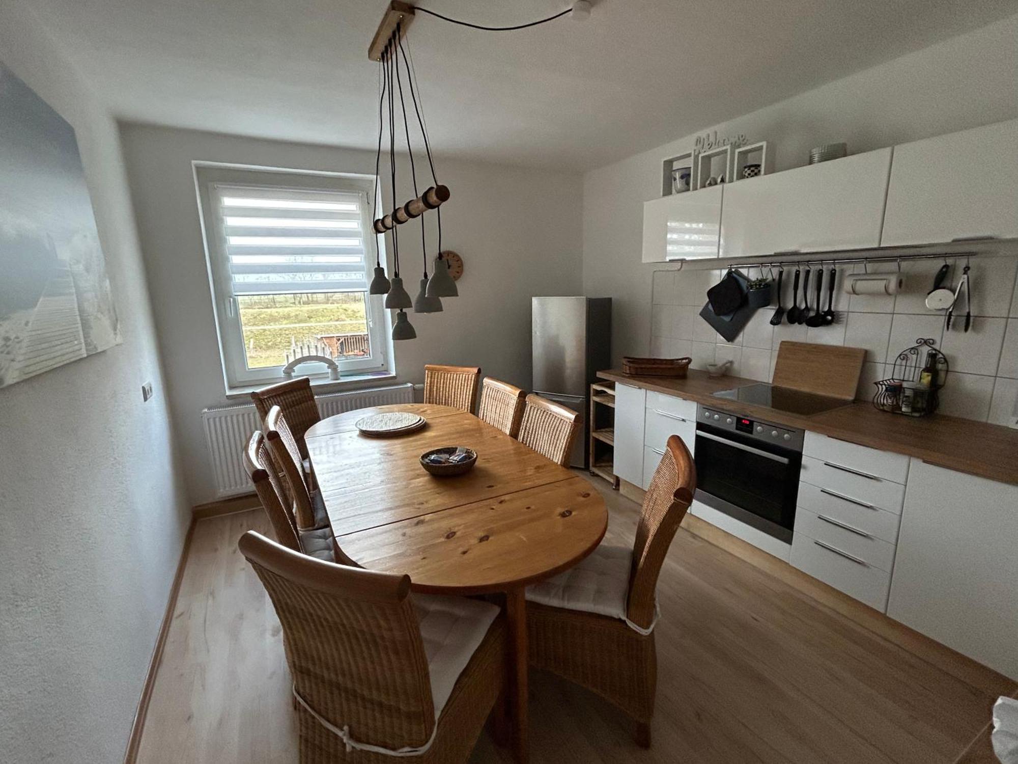 Gelbes Haus Seenland Ferienwohnungen Xl Elsterheide Oda fotoğraf
