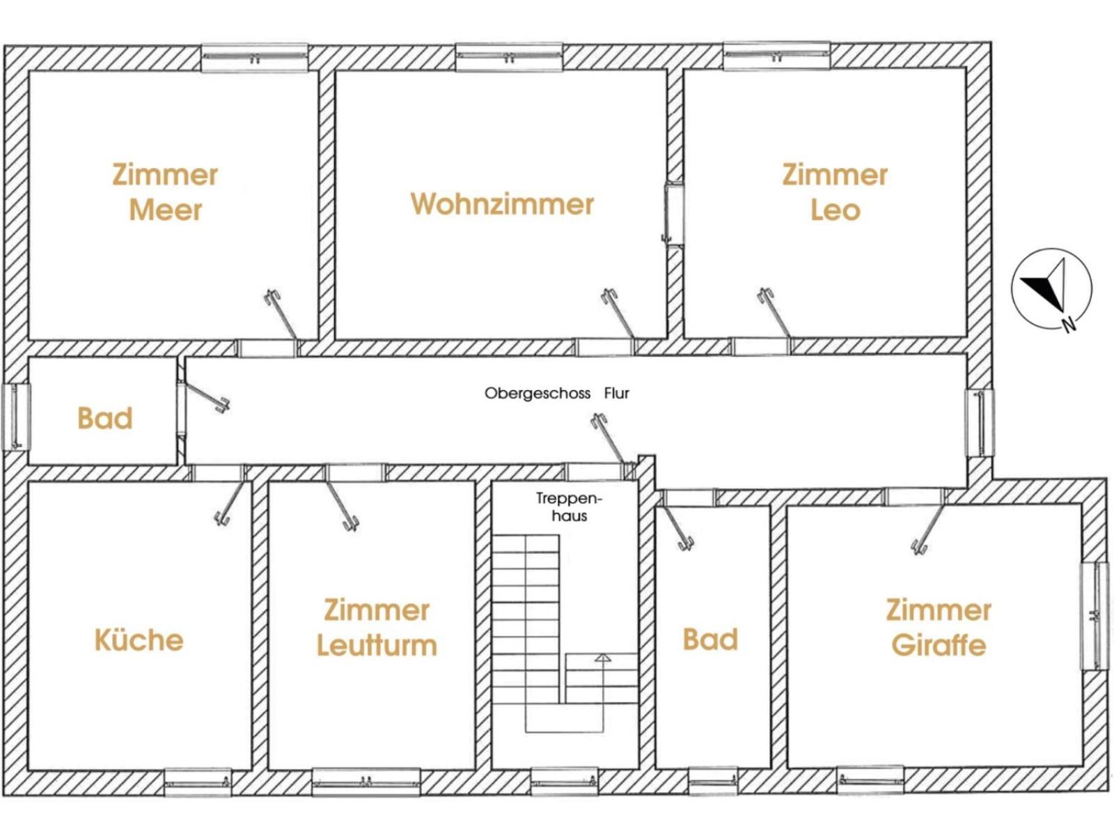 Gelbes Haus Seenland Ferienwohnungen Xl Elsterheide Oda fotoğraf
